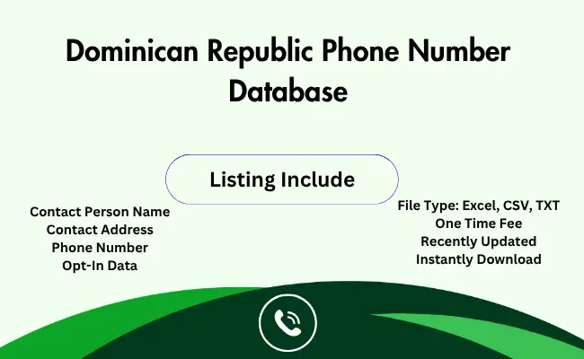 Dominican Republic phone number database